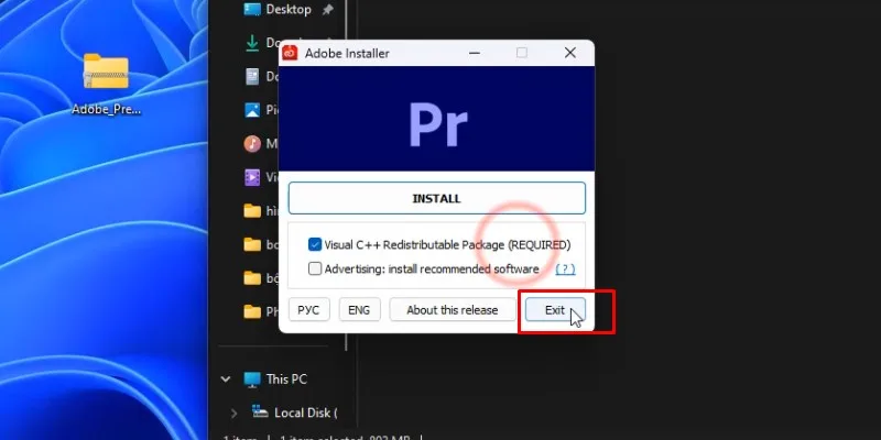 Adobe Premiere 2020 Hướng Dẫn Tải Và Cài Đặt 17 bấm exit hoàn tất cài đặt Adobe Premiere 2020