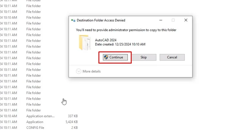 AutoCad 2024 tích hợp tính năng máy học (machine learning) 20 Bấm Comtinue hoàn thành quá trình cài đặt và kích hoặt dùng thử