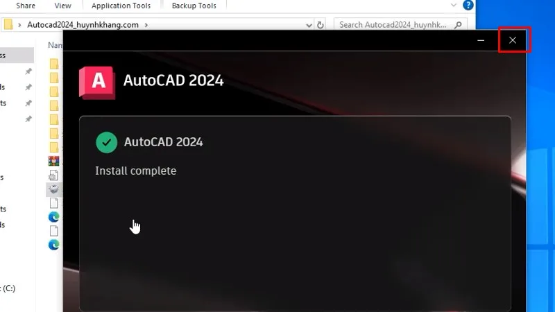 AutoCad 2024 tích hợp tính năng máy học (machine learning) 14 Bấm X tắt như hình