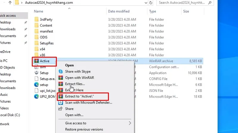 AutoCad 2024 tích hợp tính năng máy học (machine learning) 15 Giải nén thư mục Active