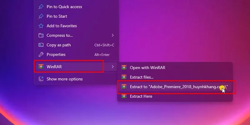 Adobe Premiere Pro CC 2018 Cài Đặt Đơn Giản, Nhanh Chóng 10 giải nén phần mềm Adobe Premiere Pro CC 2018
