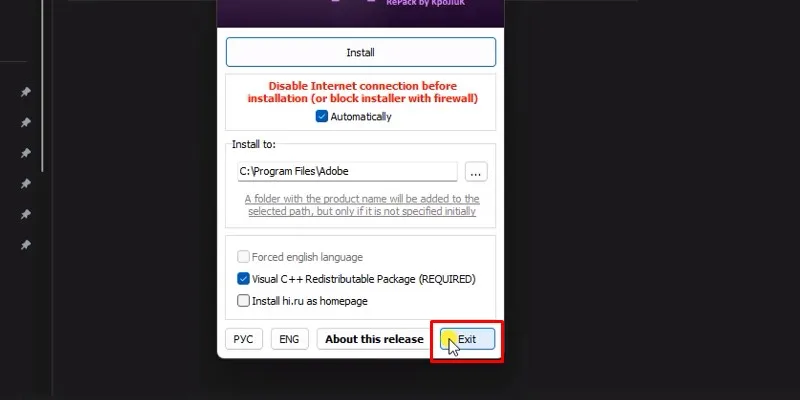 Adobe Premiere Pro CC 2018 Cài Đặt Đơn Giản, Nhanh Chóng 14 bấm exit